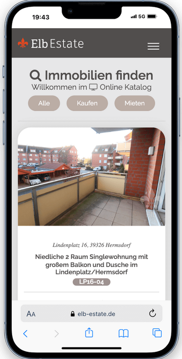 Für Immobilienmakler - Onoffice Schnittstelle