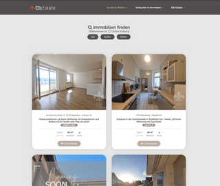 Elb-Estate.de Immobilienliste Screenshot