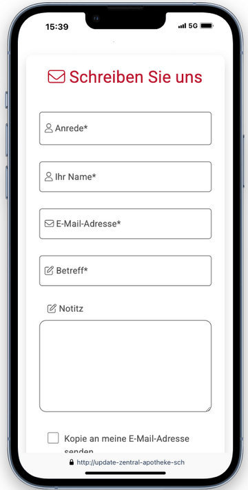 Contao Form - Notification Center Screenshot